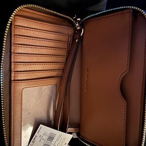 Michael Kors Tan Leather Wallet